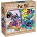 Stitch 2 v 1, 60-dielne Eco puzzle a omaľovánka 70x50 cm – Lisciani