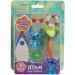 Stitch hračka so surfovacou doskou a palmou