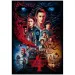 Stranger Things 4. séria 1000-dieliková puzzle s plagátom - Clementoni