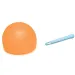 Tiny Glowzilla Wubble svietiaca neónová bublinková lopta oranžovej farby 30 cm