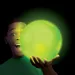 Tiny Glowzilla Wubble svietiaca neonová bublinková lopta v zelenej farbe 30 cm