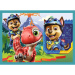 Tlapková patrola: Dobrodružstvá na ostrove dinosaurov – sada puzzle 4 v 1 - Trefl
