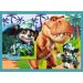 Tlapková patrola: Dobrodružstvá na ostrove dinosaurov – sada puzzle 4 v 1 - Trefl