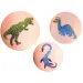 TyToo: Sada šablón na trblietavé tetovanie dinosaurov 21 ks