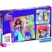 Unicorn Akademia 3x48-dielna Supercolor puzzle - Clementoni