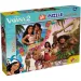 Vaiana 2 v 1, 48-dielne puzzle a omaľovánka, 35x25 cm - Lisciani