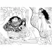 Vaiana 2 v 1 60-dielne Eco puzzle a omaľovánka 70x50 cm - Lisciani