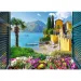Výhľad na jazero Como 1000-dielikové puzzle - Trefl