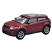 Welly: Kovový model auta Land Rover Evoque bordovej farby, mierka 1:64