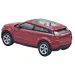 Welly: Kovový model auta Land Rover Evoque bordovej farby, mierka 1:64