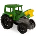 Zelený traktor s vyklápacím prívesom 38,5 cm - Wader