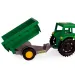 Zelený traktor s vyklápacím prívesom 38,5 cm - Wader