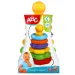 ABC farebná kruhová pyramída 25cm - Simba Toys