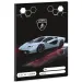 Ars Una: Lamborghini sivý linajkový zošit pre 2. ročník A/5 16-32