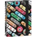 Ars Una: Rollin' Mania skateboard box na zošity A/5