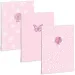 Ars Una: Soft Touch Pink Spring štvorčekový zošit s extra sponami A/4