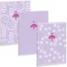 Ars Una: Soft Touch Purple Spring čistý zošit s exta sponami A/4