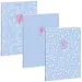 Ars Una: Soft Touch Skyblue Spring linajkový zošit s extra sponami A/4