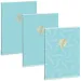 Ars Una: Soft Touch Turquoise Spring zošit s bodkami a extra sponami A/4