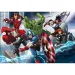 Avengers: Hrdinovia 2 v 1, 60-dielne puzzle a omaľovánka 50x35 cm – Lisciani