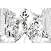 Avengers: Hrdinovia 2 v 1, 60-dielne puzzle a omaľovánka 50x35 cm – Lisciani