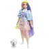 Barbie Extra: Bábika v trblietavom oblečení s malým maznáčikom - Mattel