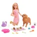 Barbieho novonarodené šteniatka, hrací set - Mattel