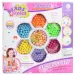 Beads Series: Set na výrobu šperkov 100+ farebných a prúžkovaných perál