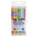 Bi-Color 12 dielny set pastelových obojstranných farebných ceruziek - Carioca