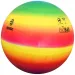 BioBall gumová lopta s dúhovým vzorom 23cm