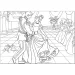 Disney Popoluška 2 v 1, maxi puzzle s 35 dielikmi a omaľovánka 70x50 cm – Lisciani