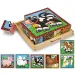 Domáce zvieratká drevené kocky - Melissa &amp; Doug