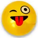Emoji gumová lopta vo viacerých verziách 23cm