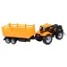 Engineering Truck: Traktor s prívesom a olejovými sudmi 28 cm