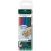 Faber-Castell: Multimark permanentný marker M 1mm 4 ks