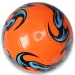 Farebná futbalová lopta z umelej kože v rôznych variantoch 22cm