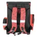 Football čierno-červená ergonomická školská taška, batoh 36x27x14cm - Bambino