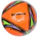 Futbalová lopta z umelej kože v neónových farbách 23cm