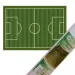 Gombíkový futbal - veľké ihrisko v zásobníku 120x184cm