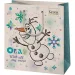 Green Grass Frozen Olaf, premium vianočná darčeková taška strednej veľkosti 18x10x23cm