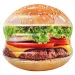 Intex: Hamburger nafukovací gumový matrac 145x142cm