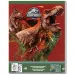 Jurassic World maľovanka s nálepkami vo dvoch variantoch