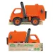 LENA: ECO oranžové smetiarske auto 31cm
