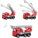 LENA: Mercedes-Bens Arocs hasičské auto s rebríkom 48cm