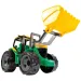 LENA: Veľký traktor s čelný nakladačom zeleno/žltý 62 cm