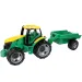 LENA: Veľký traktor s prívesom zeleno/žltý 93 cm