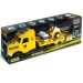Magic Truck Technic: Kamión s cestným valcom a svetlom 80cm - Wader