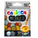 Metallic 6 dielny set temperových farieb - Carioca