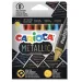 Metallic 8 dielny set trojhranných voskoviek - Carioca