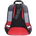 Must: Červeno-čierna školská taška 2v1 so štyrmi priehradkami, batoh 47x25x33cm